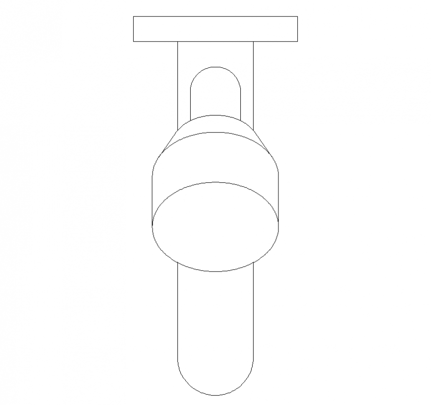 Detail plumbing unit elevation layout 2d view autocad file