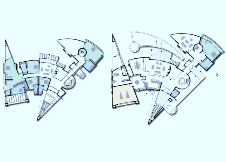 Detail project plan of apartment building units 2d drawing photo file