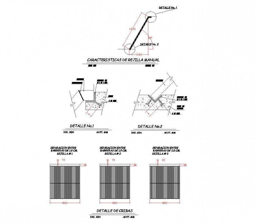 Detail screen section plan layout file