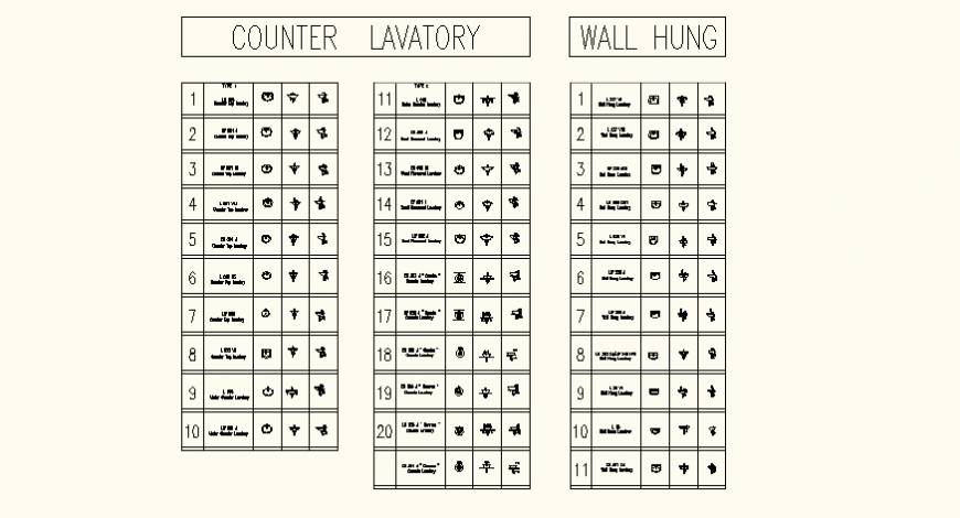 Detail symbol blocks layout file