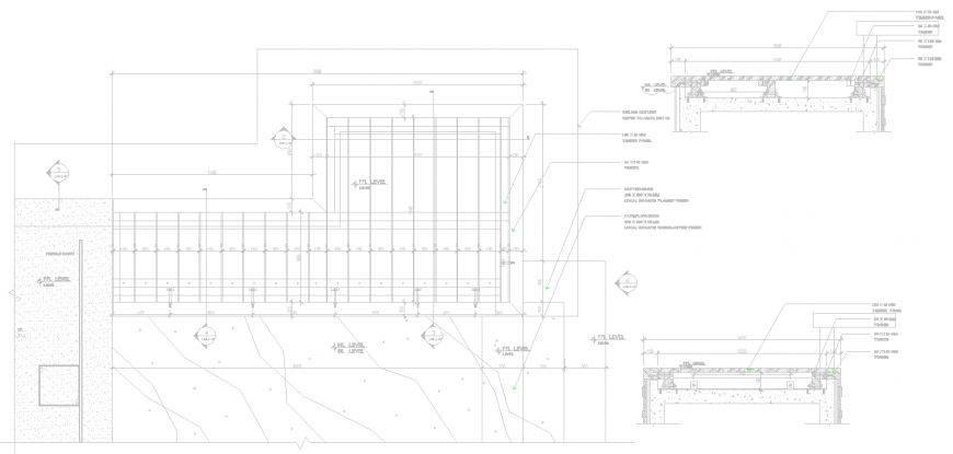 Detail water tank cover drawing in dwg file.