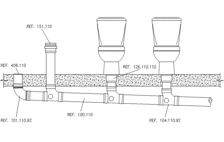 Detail wc battery plan detail dwg file