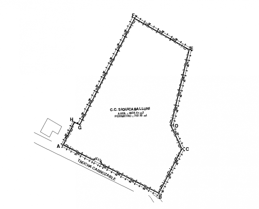 Detail working plan of play ground area elevation AutoCAD file
