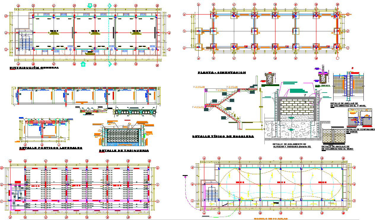detailed plan of a building