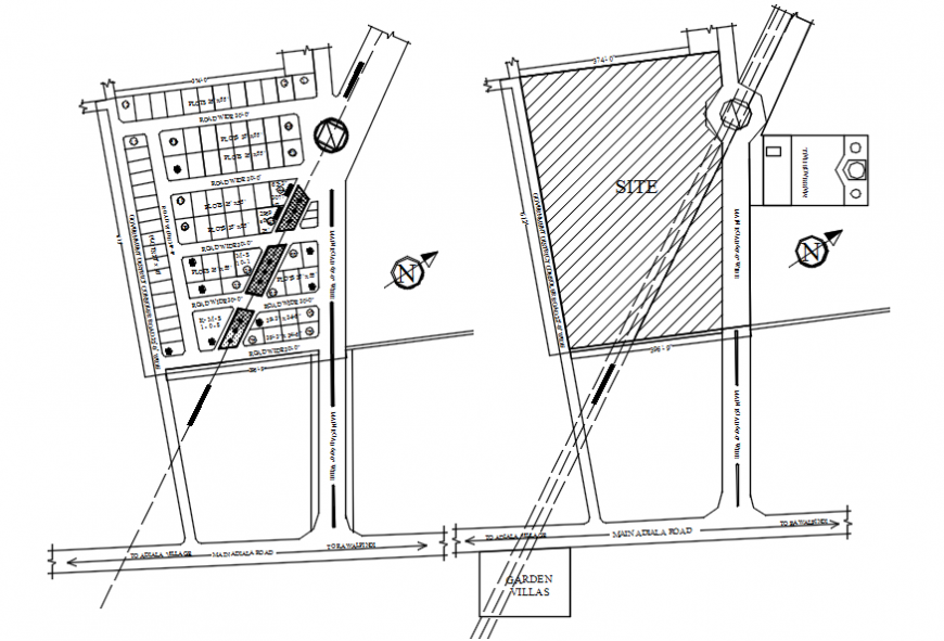Details of a plot area CAD 2d drawings autocad softwrae file