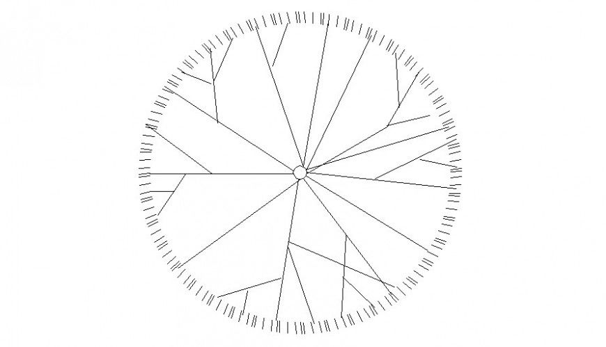 details of tree plan autocad file