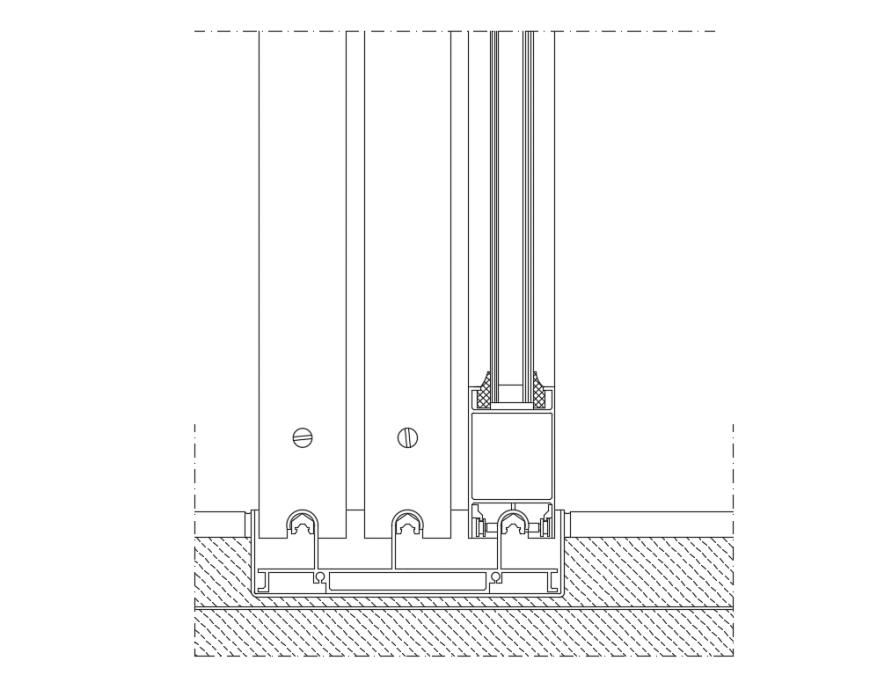 Dictates door until sliding within wall joints details dwg file