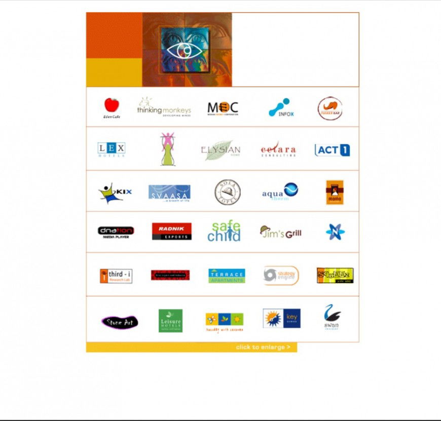 Different companies logo texture detail layout JPEG file