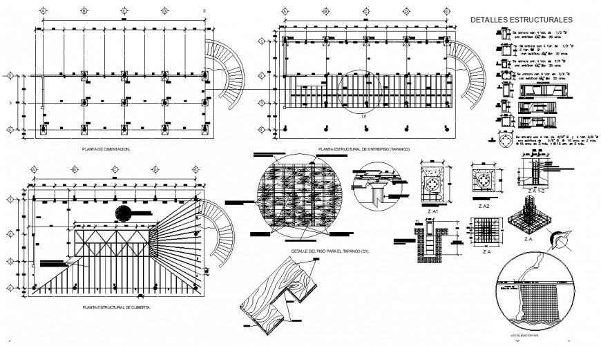 Different Construction Blocks 2D CAD Structural Units DWG
