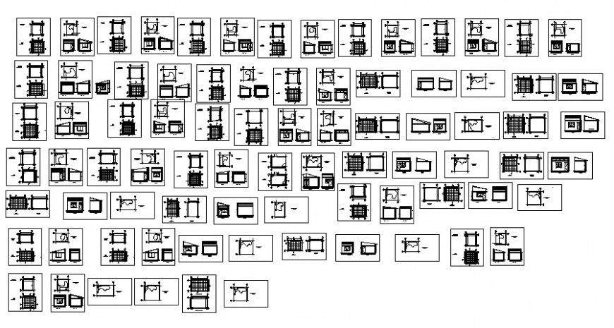 Different construction detail in AutoCAD file