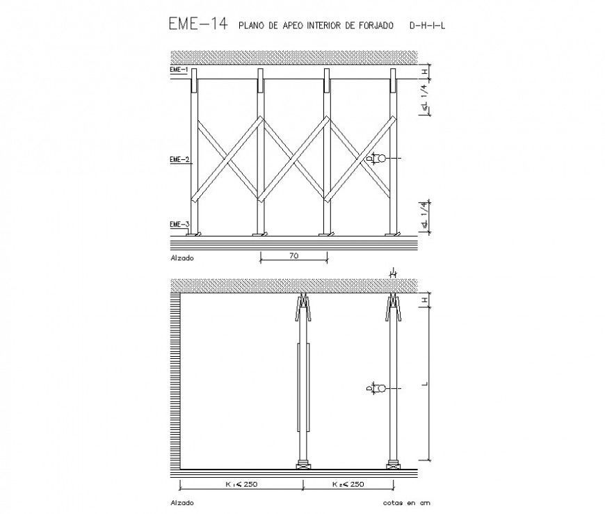 Different constructive structure detail 2d view CAD blocks layout dwg file
