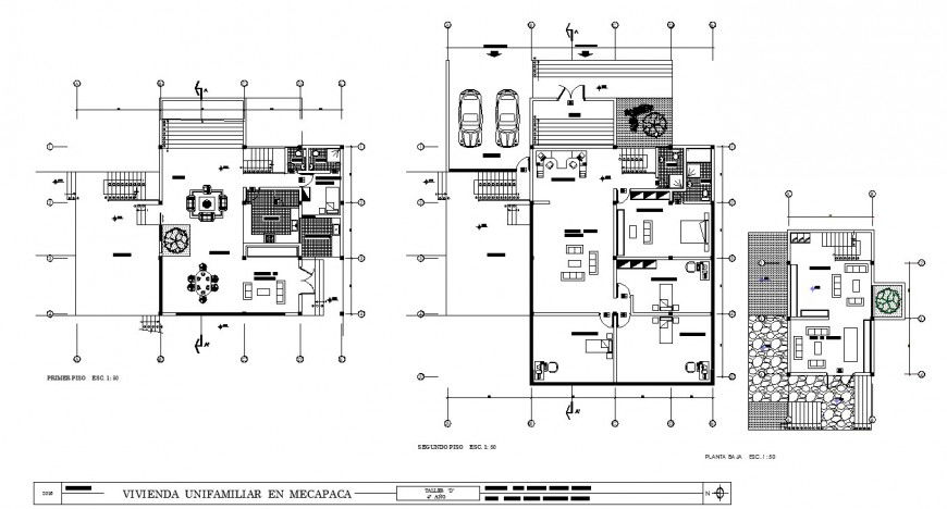 Different House design plan working drawing in dwg file.