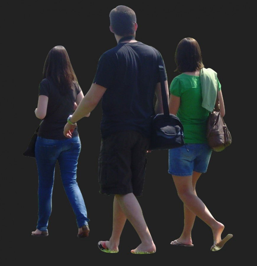 Different man and woman detail CAD blocks layout file