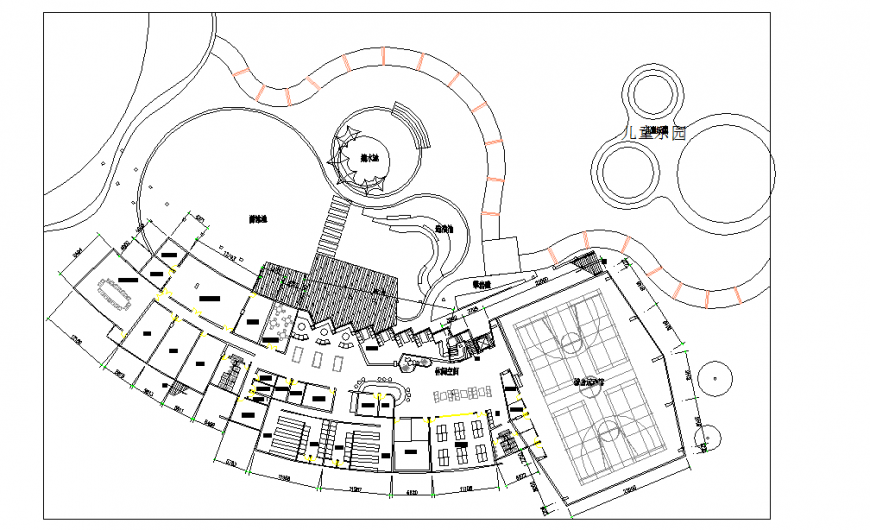 Different type Hotel Lay-out plan detail
