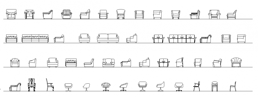 Different type of Chair Block detail