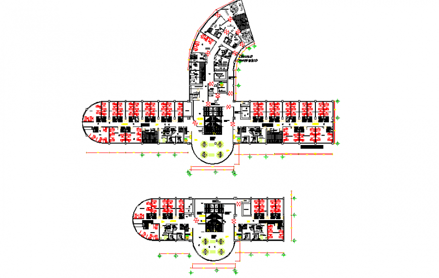 Different type of Hospital Lay-out detail