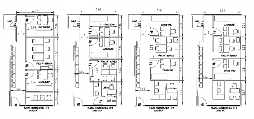 Different type of Office Plan Lay-out