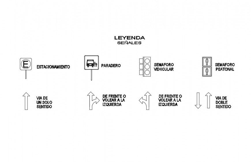 Different type of road safety signs and symbols 2d view layout file in autocad format