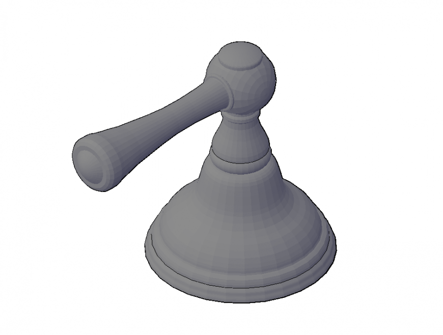 Different type of tap valve detail 3d view elevation layout autocad file