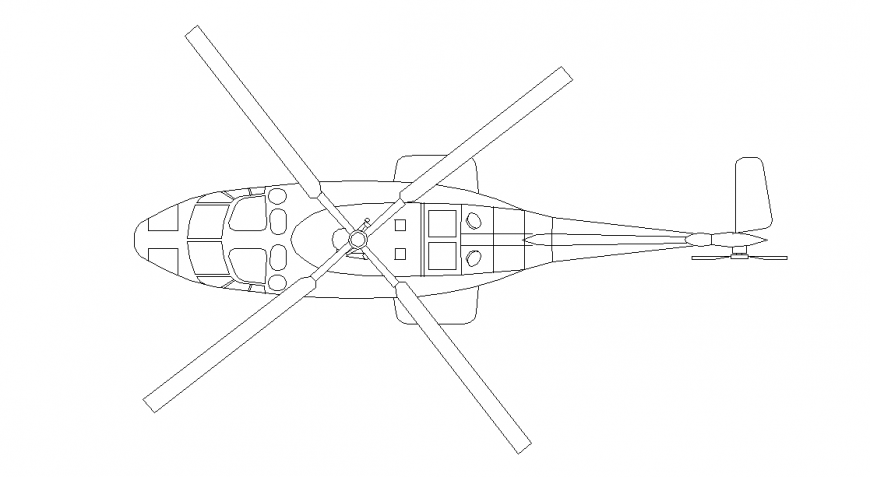 Different Type View of Helicopter Detail