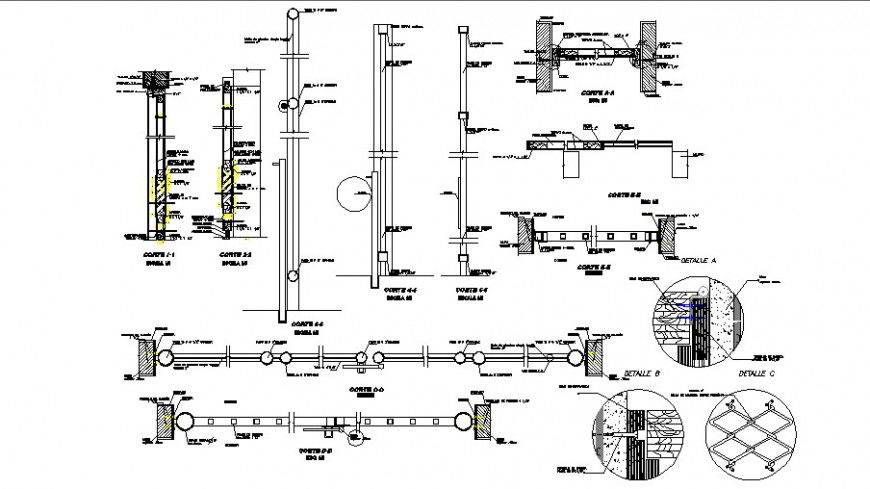 Different window sectional view in auto cad