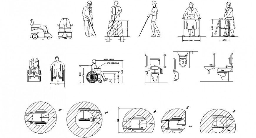 Disabled people layout file