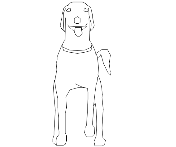 dog dwg file - autocad dog drawing