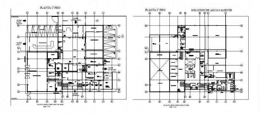 Domestic drinking water installation plant cad drawing details dwg file