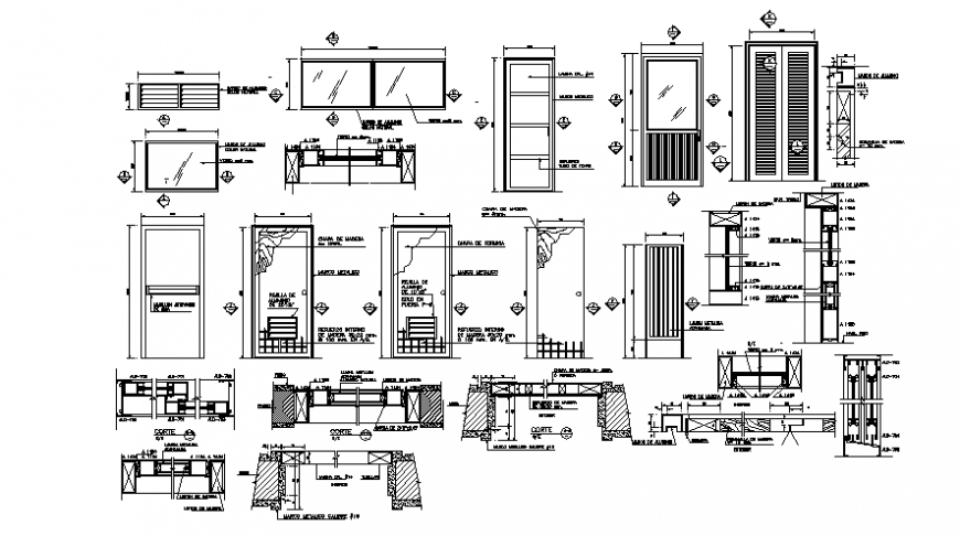 Door and window section project