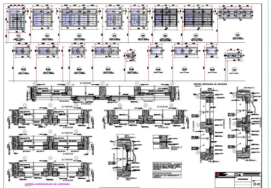 Door and window structure detail 2d view CAD construction block autocad file