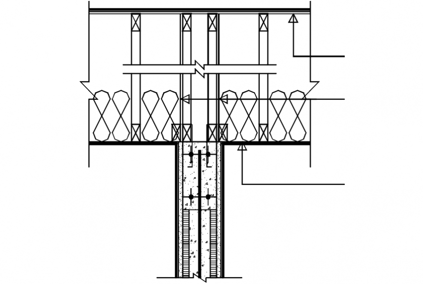 Door coupling framing cad drawing details dwg file