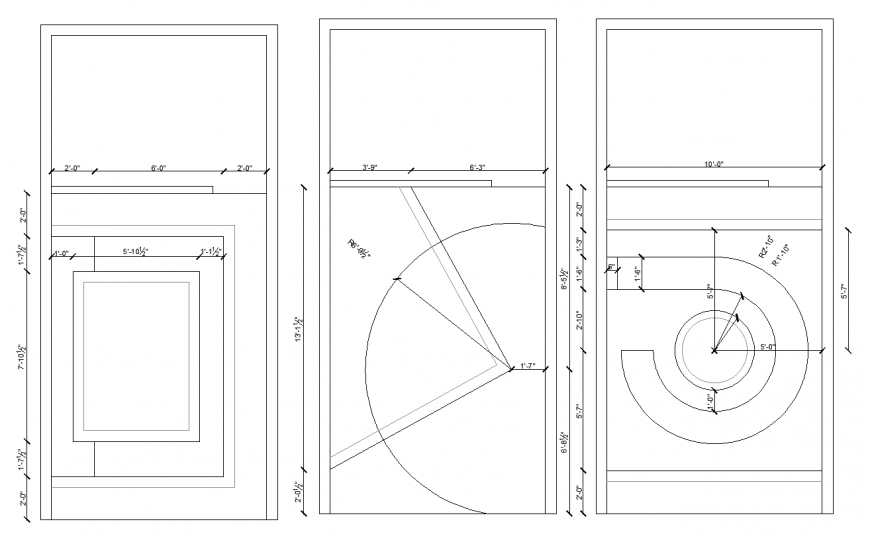 Door design with elevation of door pattern detail for block of door dwg file
