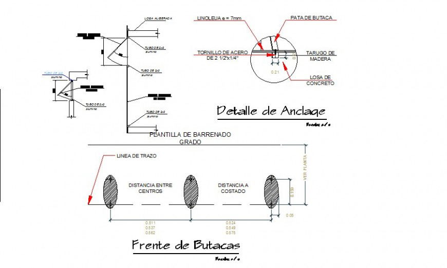 Door detail 2d view CAD block layout plan in autocad format