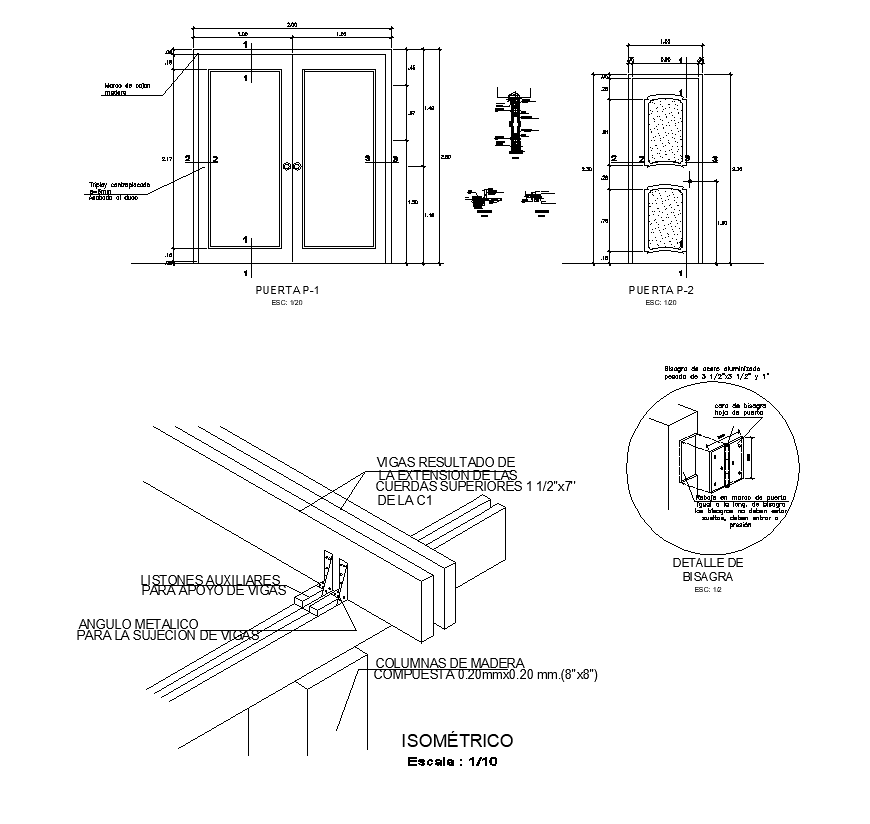 Door detail CAD blocks elevation 2d view layout dwg file