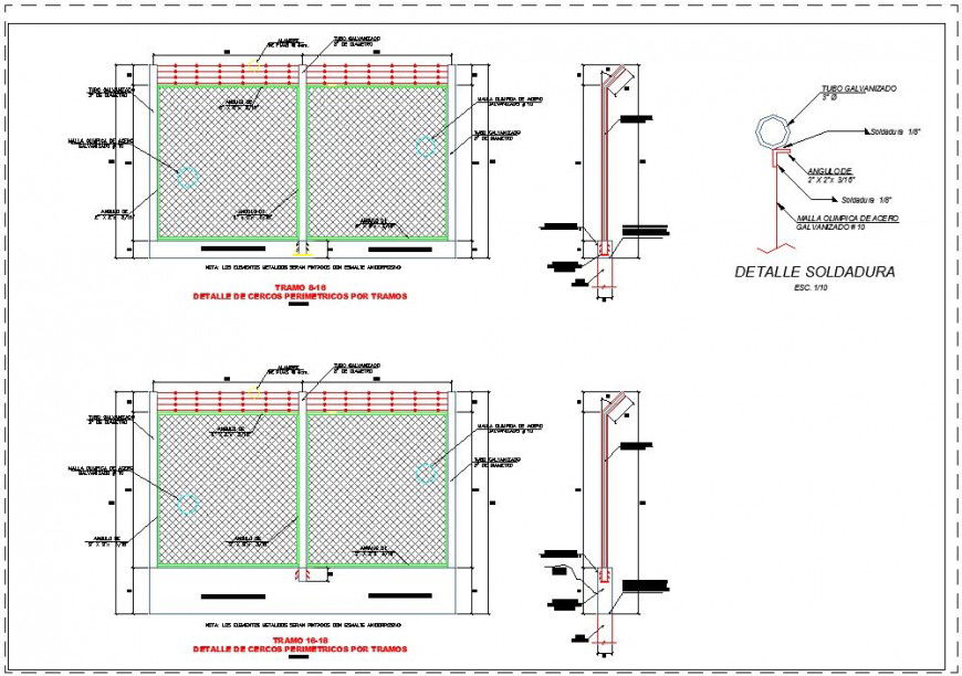 Door Detail Drawing. (DETALLE DE PUERTA DE INGRESO PRINCIPAL)