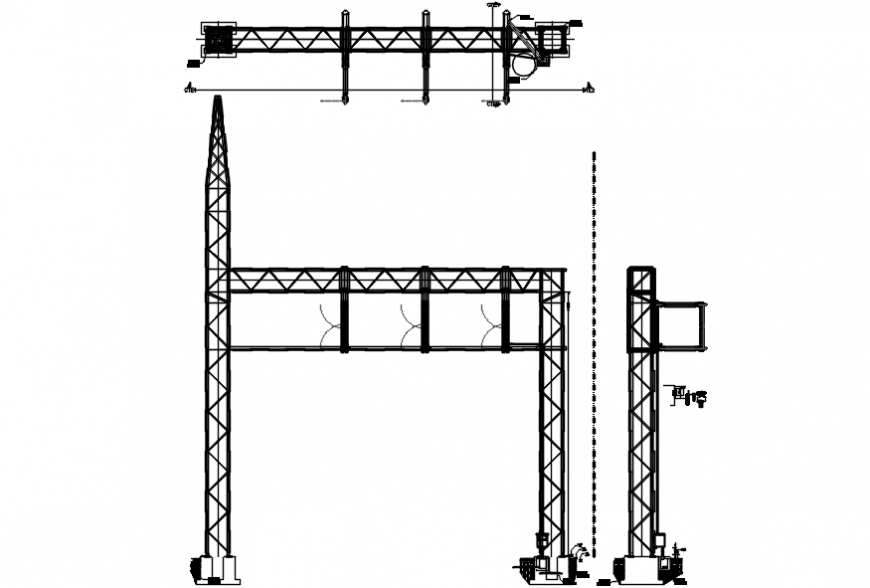 Door framing structure and installation for hotel drawing details dwg file