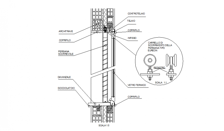 Door installation details with green end pers cad drawing details dwg file