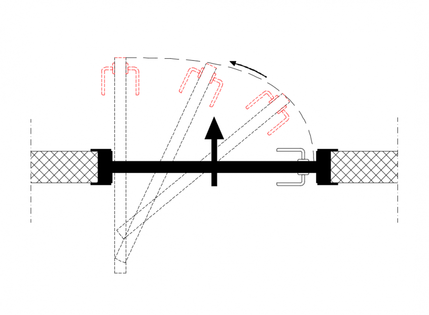 Door installation joints cad drawing details dwg file