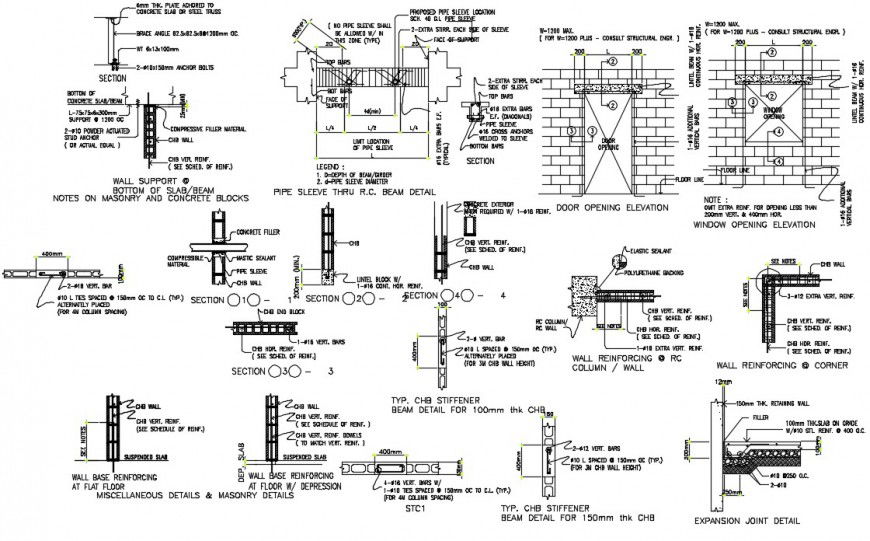 door installation with wall cad blocks dwg file