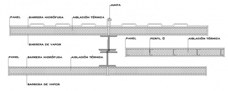 Door panels and installation cad drawing details dwg file