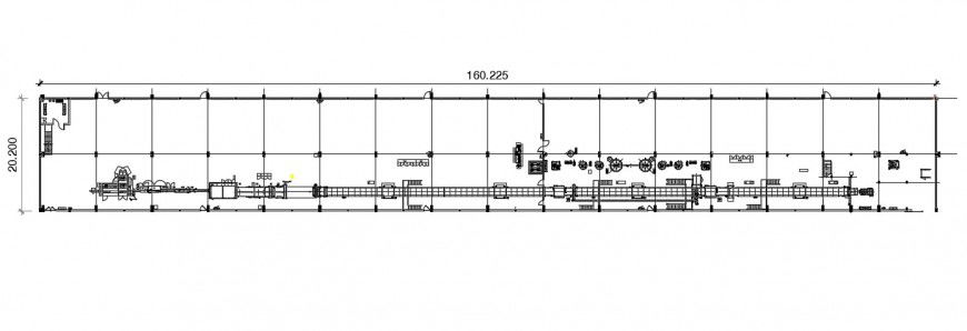 Draft layout count line with 2d cad drawing of autocad file