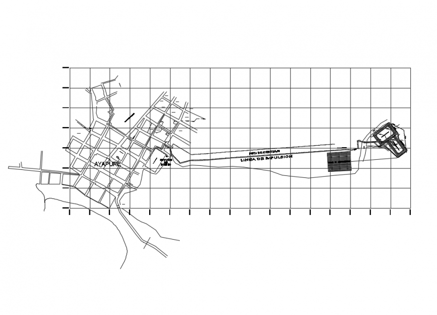 Drainage sewer definitive designs of the ayapure sanitary sewer system details dwg file