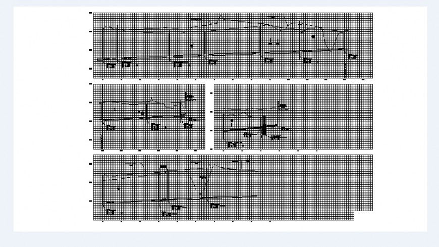 Drainage sewer profile and irrigation structure drawing details dwg file
