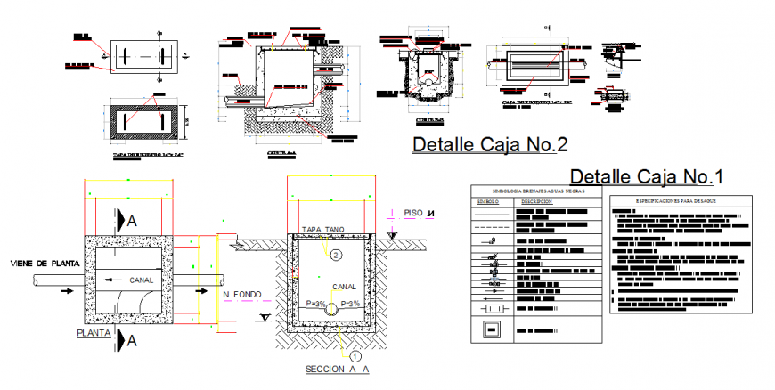 Drainage System Structure detail in Download file