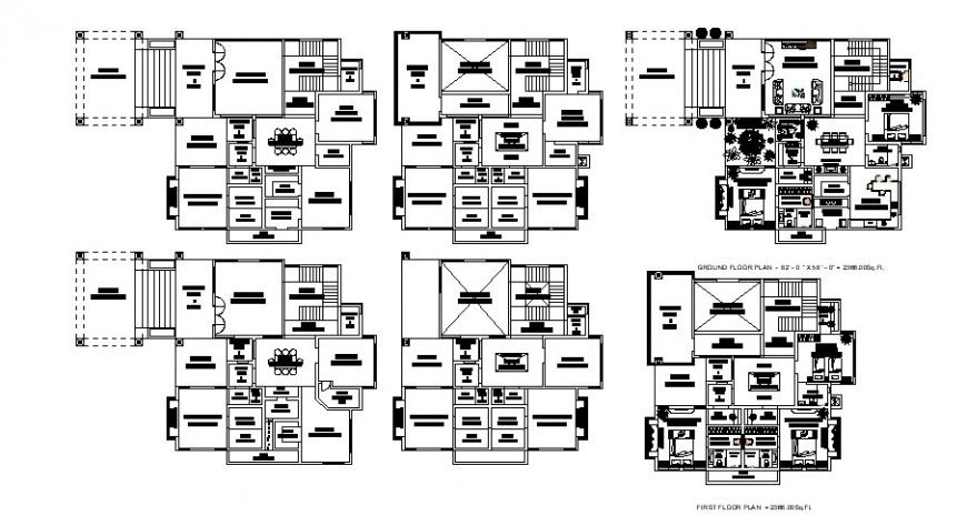 Drawing details of house 2d view autocad drawings that