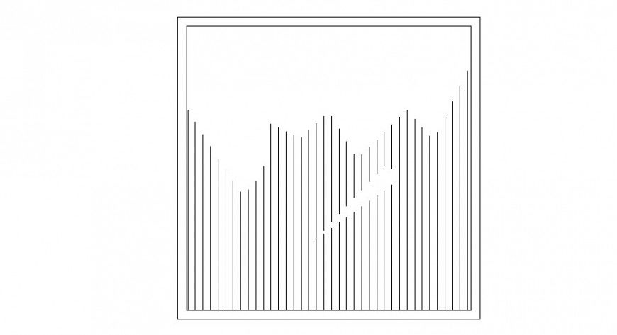 Drawing of 2d cad symbol design block autoacd file