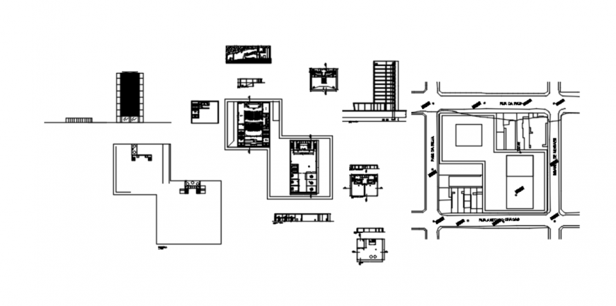 Drawing of auditorium AutoCAD file