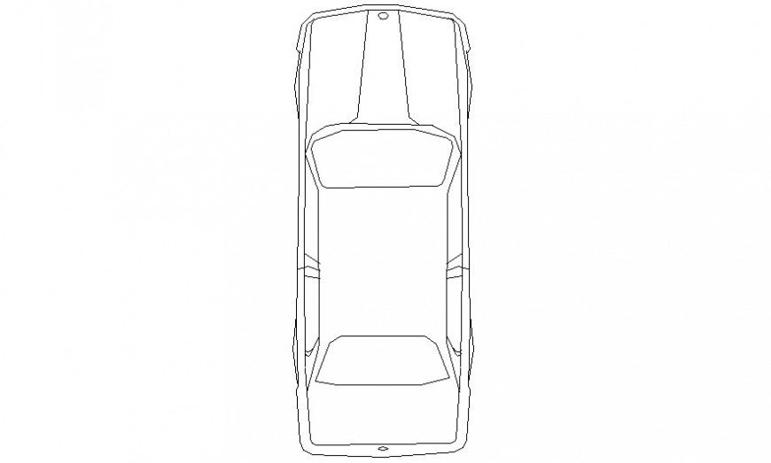 Drawing of car details 2d view elevation AutoCAD software file