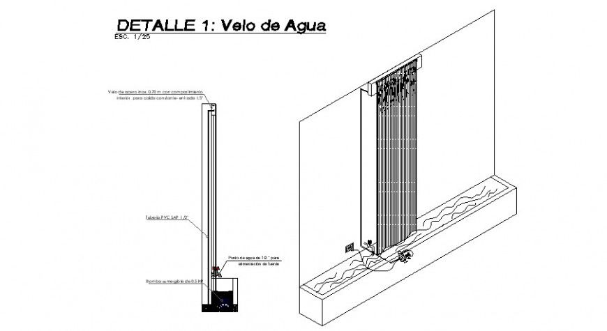 Drawing of construction blocks elevation and 3d model AutoCAD file