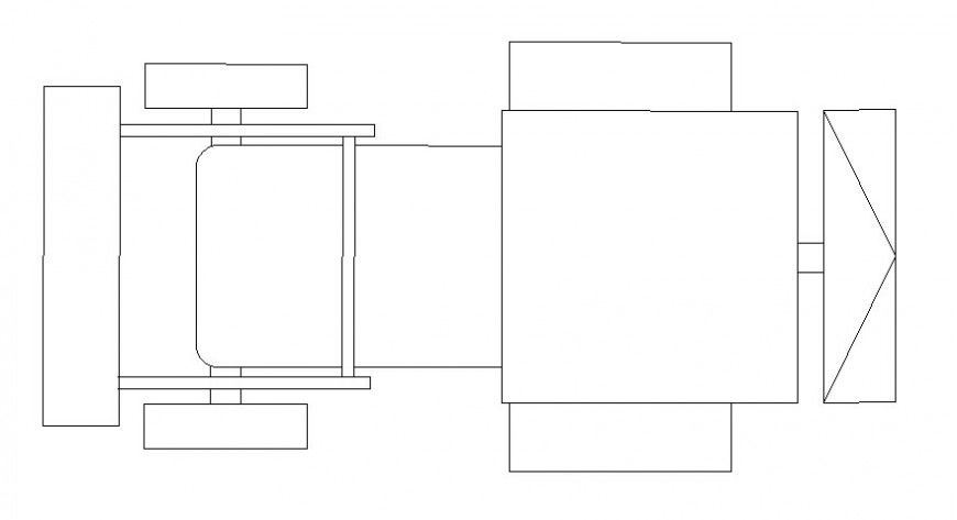 Drawing of construction equipment vehicle block drawing in autocad